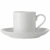 Maxwell and Williams White Basics Straight Demi Cup And Saucer 100Ml -Drinkware Shop FX0134 1024x1024