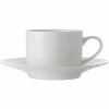 Maxwell and Williams White Basics Straight Cup And Saucer 250Ml -Drinkware Shop FX0135 1024x1024