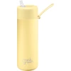 Frank Green 20oz Reusable Bottle - Straw Lid - Buttermilk -Drinkware Shop Frank Green Ceramic Matchbox 20ozCeramicStrawLidButtermilk 1024x1024