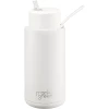 Frank Green 34oz Reusable Bottle - Straw Lid - Cloud -Drinkware Shop Frank Green Ceramic Matchbox 34ozCeramicStrawLidCloud 1024x1024