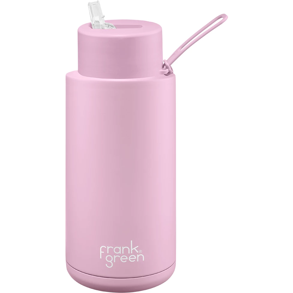 Frank Green 34oz Reusable Bottle - Straw Lid - Lilac Haze 3 Frank Green 34oz Reusable Bottle - Straw Lid - Lilac Haze