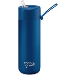 Frank Green 20oz Reusable Bottle - Straw Lid - Deep Ocean