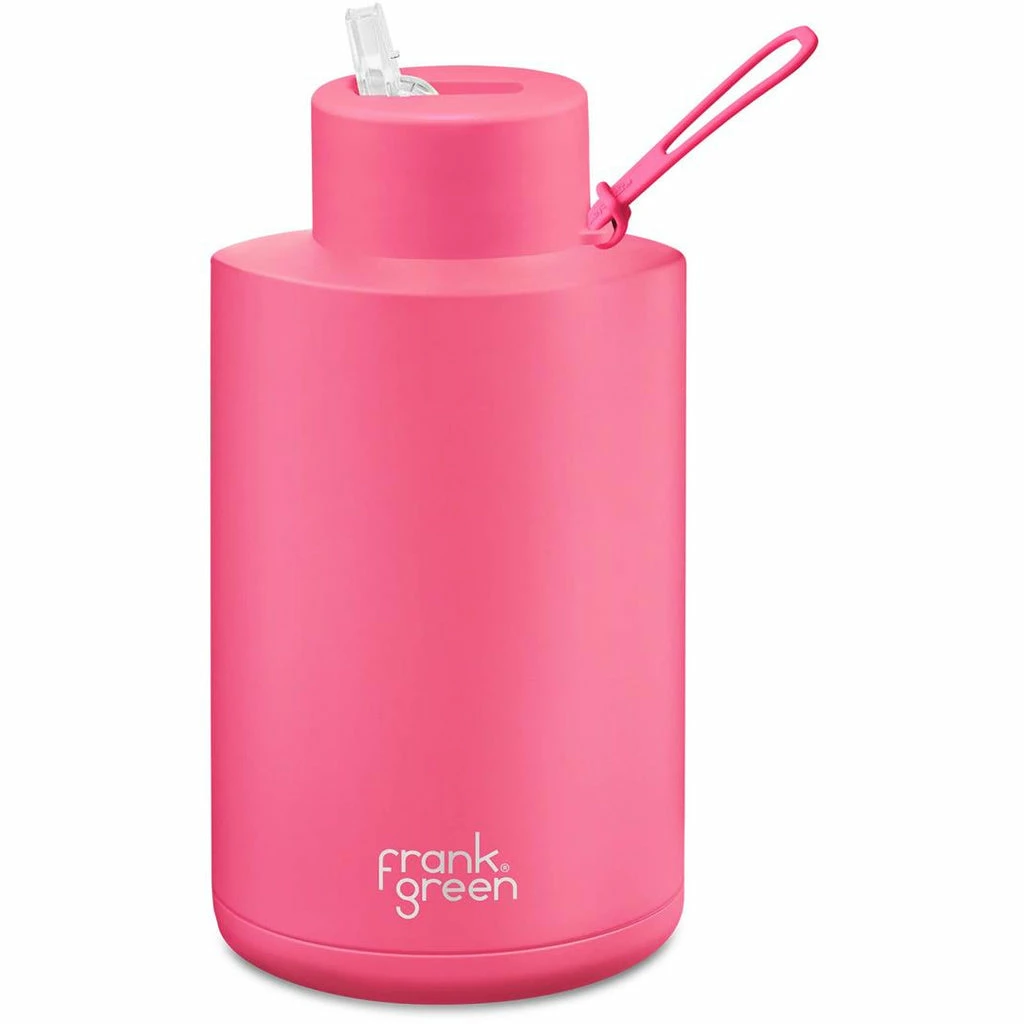 Frank Green Ultimate Ceramic Reusable Bottle 68oz - Neon Pink 3 Frank Green Ultimate Ceramic Reusable Bottle 68oz - Neon Pink
