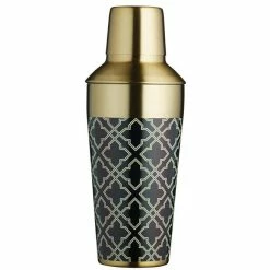 BarCraft Art Deco Cocktail Shaker 650ml Gift Boxed