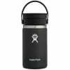 Hydro Flask 12oz Wide Mouth Coffee Cup Flex Sip Lid - Black -Drinkware Shop Hydro Flask Coffee Cup 12oz Matchbox Black 1024x1024