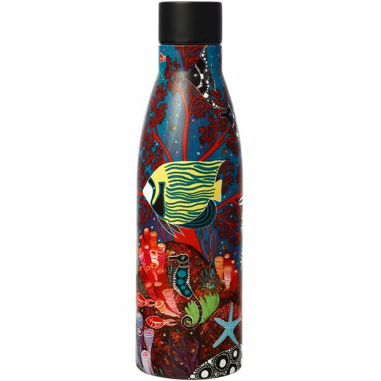 Maxwell and Williams Melanie Hava Jugaig-Bana-Wabu Double Wall Insulated Bottle 500ml Reef 3 Maxwell and Williams Melanie Hava Jugaig-Bana-Wabu Double Wall Insulated Bottle 500ml Reef