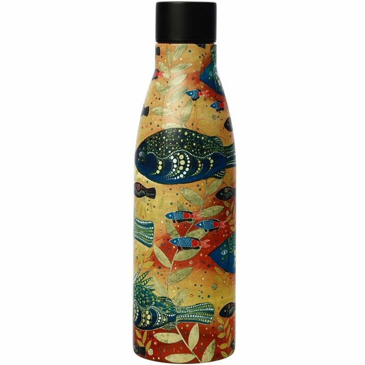 Maxwell and Williams Melanie Hava Jugaig-Bana-Wabu Double Wall Insulated Bottle 500ml River 3 Maxwell and Williams Melanie Hava Jugaig-Bana-Wabu Double Wall Insulated Bottle 500ml River