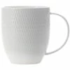 Maxwell and Williams White Basics Diamonds Coupe Mug 370ml -Drinkware Shop JX260535 1024x1024