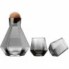 TEMPA Jaxon Charcoal Assorted 3pc Carafe Set 2 TEMPA Jaxon Charcoal Assorted 3pc Carafe Set -Drinkware Shop Jaxon 3PcGeoCarafeSet charcoal White 1080x e36bd50c 7a60 45a9 a079 67c4addf913b 1024x1024