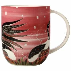 Maxwell and Williams Melanie Hava Jugaig-Bana-Wabu Mug 440ml Jabirus Pink Gift Boxed
