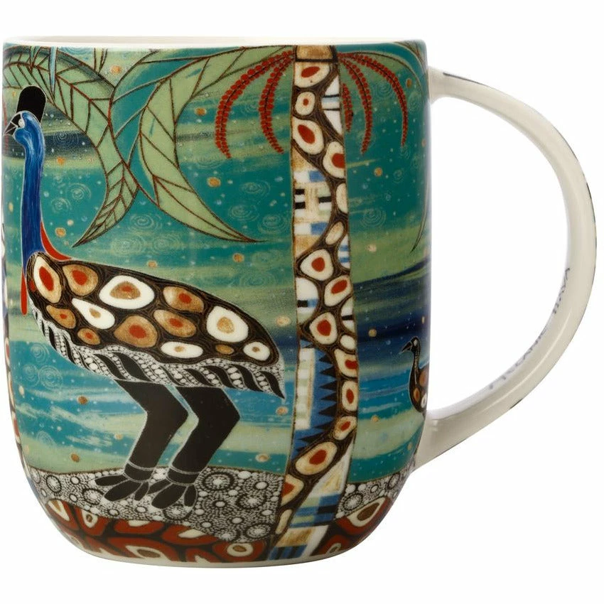 Maxwell and Williams Melanie Hava Jugaig-Bana-Wabu Mug 440ml Cassowaries Home Gift Boxed 3 Maxwell and Williams Melanie Hava Jugaig-Bana-Wabu Mug 440ml Cassowaries Home Gift Boxed