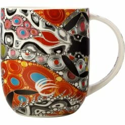 Maxwell and Williams Melanie Hava Jugaig-Bana-Wabu Mug 440ml Crocodiles Gift Boxed