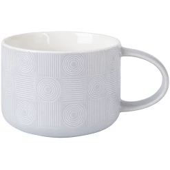 Maxwell and Williams Crest Jumbo Mug 500ML Grey