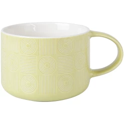 Maxwell and Williams Crest Jumbo Mug 500ML Straw