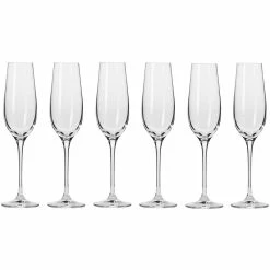 Krosno Harmony Champagne Flute 180ml - 6 Piece