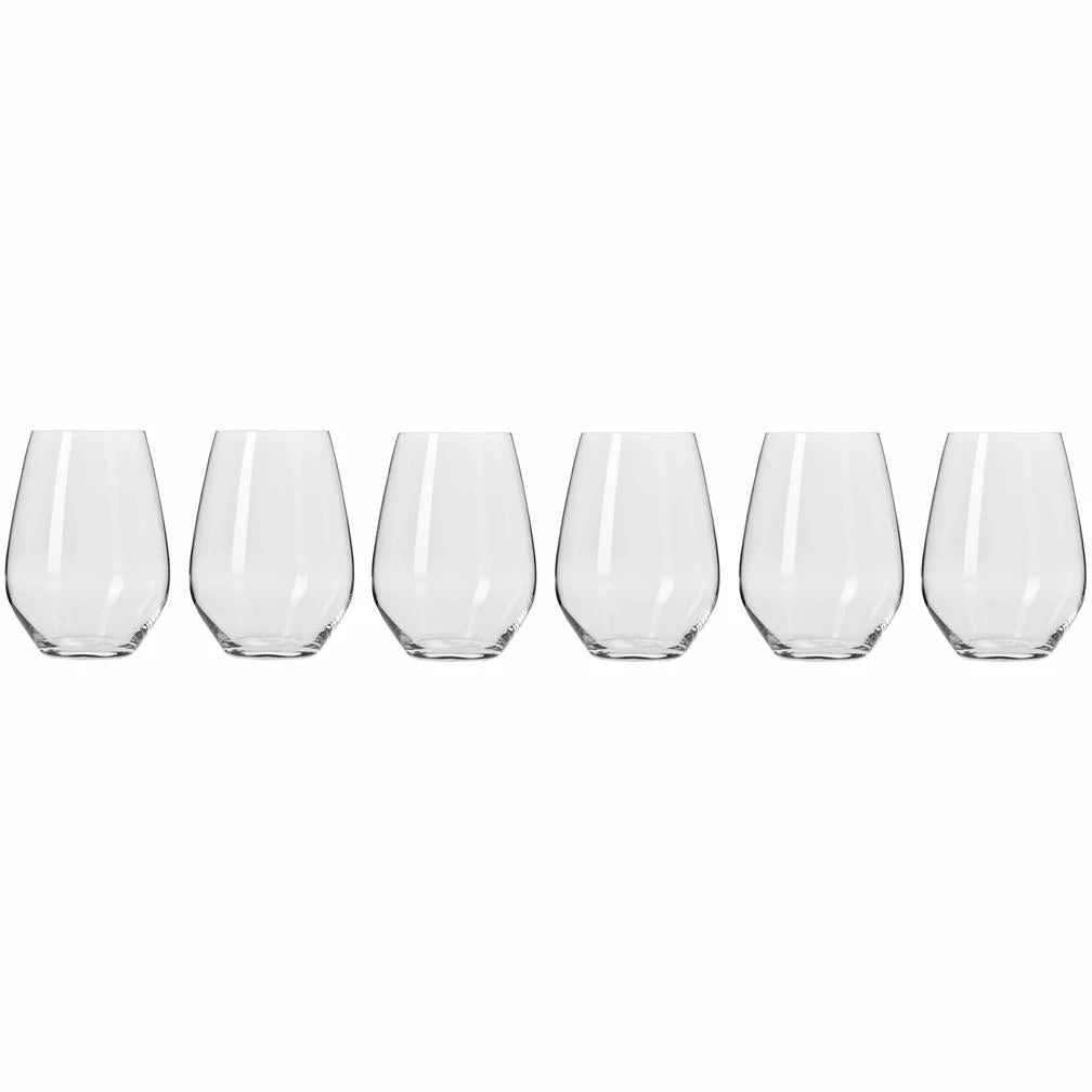 Krosno Harmony Stemless Wine Glass 540ml - 6 Piece 3 Krosno Harmony Stemless Wine Glass 540ml - 6 Piece