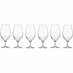 Krosno Harmony Beer Glass 400ml - 6 Piece