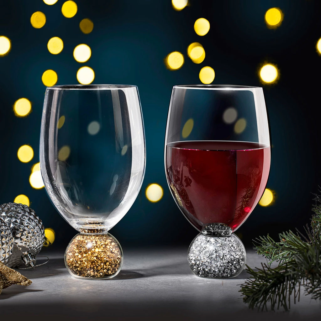 TEMPA Kiara Silver 2pk Wine Glass 4 TEMPA Kiara Silver 2pk Wine Glass - Image 2