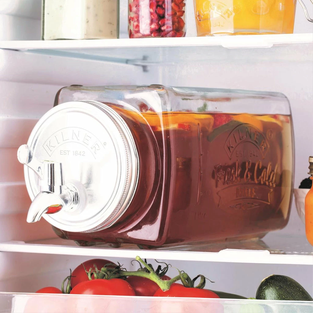 KILNER Fridge Drinks Dispenser 3 Litre 4 KILNER Fridge Drinks Dispenser 3 Litre - Image 2