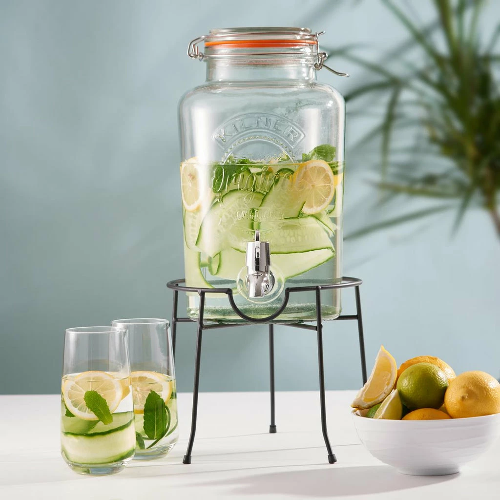 KILNER Round Clip Drink Dispenser 5L 5 KILNER Round Clip Drink Dispenser 5L - Image 3