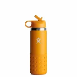 Hydro Flask 20oz Kids Wide Mouth Straw Lid Starfish