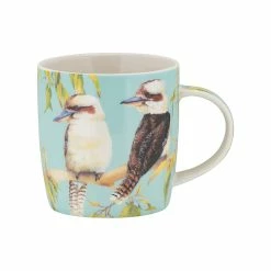 Maxwell and Williams Katherine Castle Bird Talk Mug 370ml Kookaburras Gift Boxed