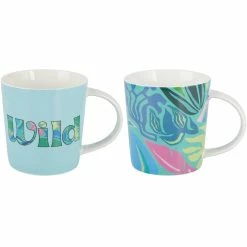 Maxwell and Williams Kasey Rainbow Be Fierce Mug Set of 2 380ML Wild Gift Boxed