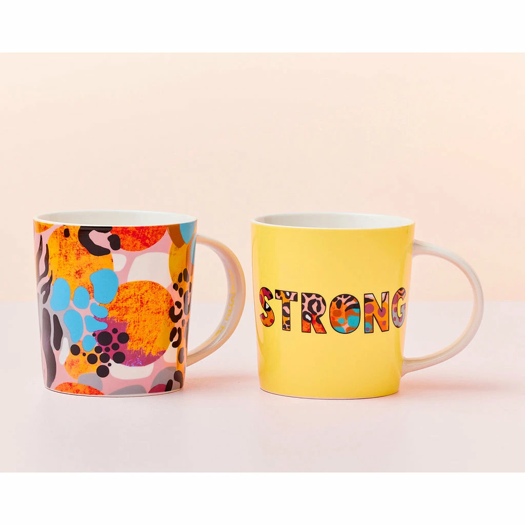 Maxwell and Williams Kasey Rainbow Be Fierce Mug Set of 2 380ML Strong Gift Boxed 4 Maxwell and Williams Kasey Rainbow Be Fierce Mug Set of 2 380ML Strong Gift Boxed - Image 2