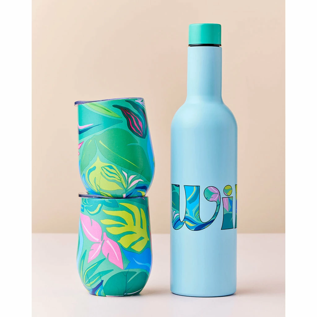 Maxwell and Williams Kasey Rainbow Be Fierce Double Wall Insulated Wine Set Wild 3pc Gift Boxed 4 Maxwell and Williams Kasey Rainbow Be Fierce Double Wall Insulated Wine Set Wild 3pc Gift Boxed - Image 2