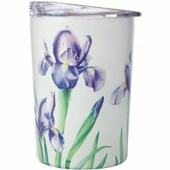 Maxwell and Williams Katherine Castle Floriade Double Wall Insulated Cup 360ml Irises