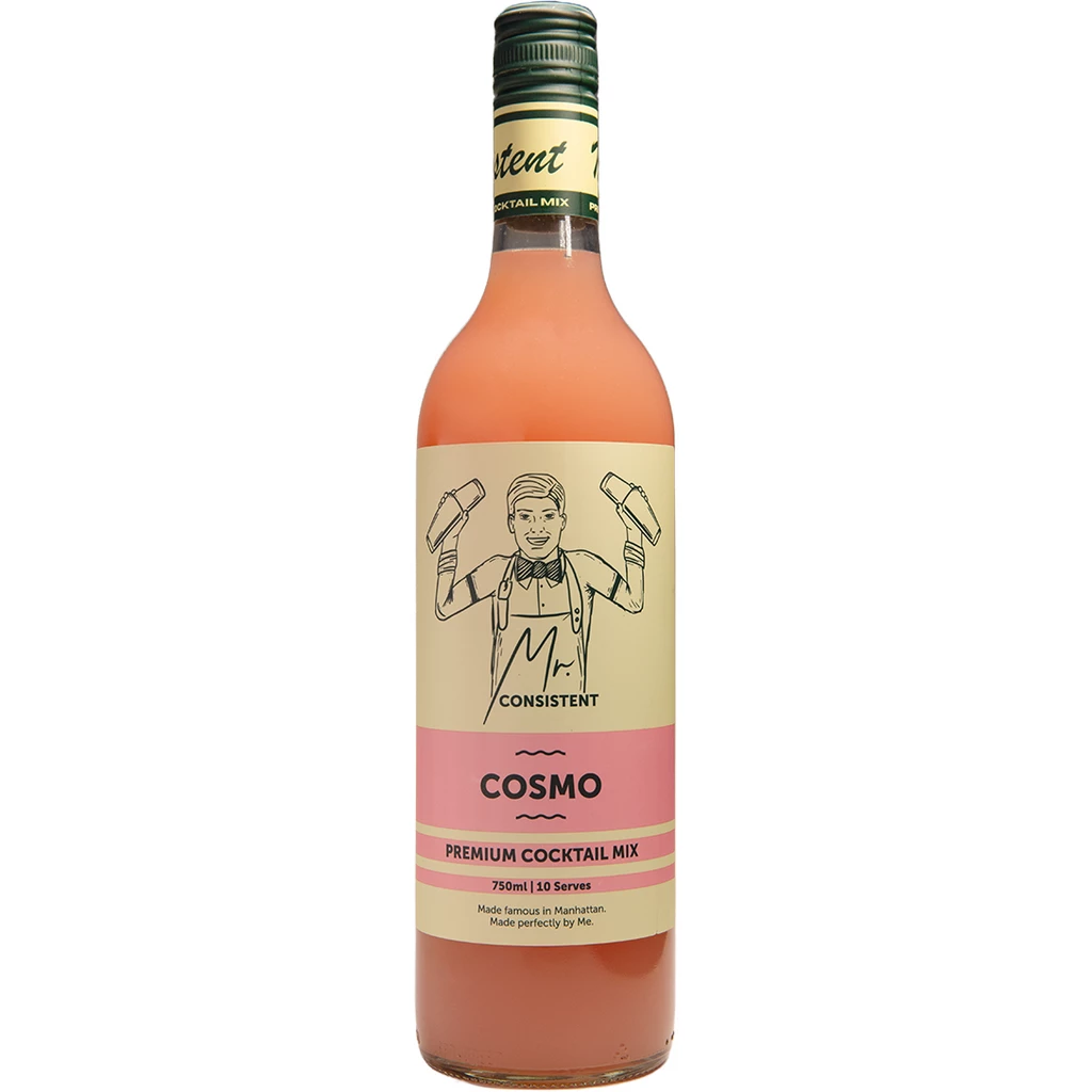 Mr Consistent Cosmo Premium Cocktail Mixer - 10 Serves 3 Mr Consistent Cosmo Premium Cocktail Mixer - 10 Serves