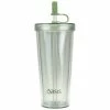 Oasis Double Wall Smoothie Tumbler With Straw Green Apple
