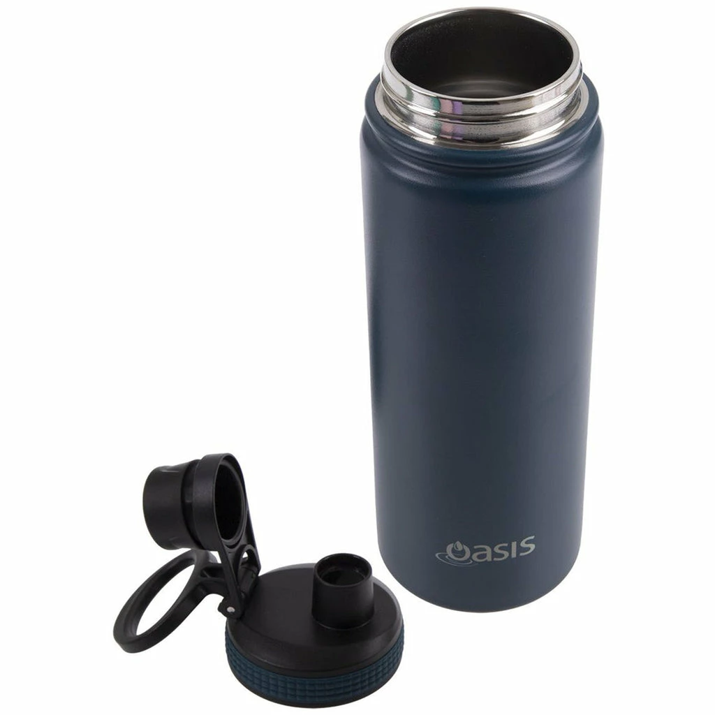 Oasis Insulated Challenger Bottle with Screw Cap 1.1L Navy 4 Oasis Insulated Challenger Bottle with Screw Cap 1.1L Navy - Image 2