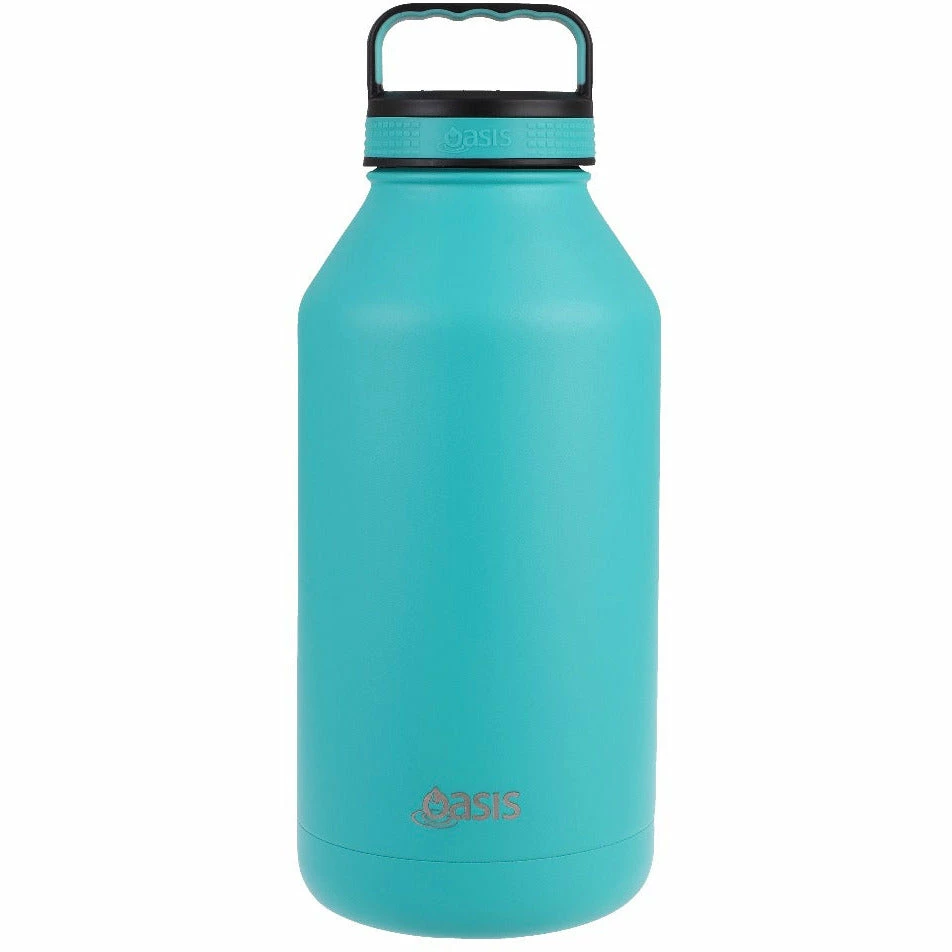 Oasis Titan Bottle 1.9 Litre Stainless Steel Double Wall Insulated - Turquoise 3 Oasis Titan Bottle 1.9 Litre Stainless Steel Double Wall Insulated - Turquoise