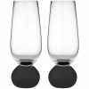 TEMPA Astrid Matte Black Set of 2 Champagne Glass -Drinkware Shop Tempa Astrid Glassware Matchbox 896892 Astrid Champagne2pk Black 1024x1024