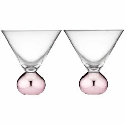 TEMPA Astrid Rose Set of 2 Martini Glass