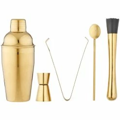 TEMPA Aurora Gold 5 Piece Cocktail Set