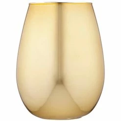 TEMPA Aurora Gold Set of 2 Glass Tumbler