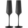 TEMPA Aurora Matte Black Set of 2 Champagne Glass -Drinkware Shop Tempa Aurora Glassware Matchbox AuroraChampagneGlass blk 1024x1024