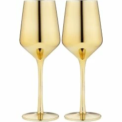 TEMPA Aurora Gold Set of 2 Wine Glass