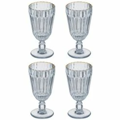 TEMPA Amara Blue 4pk Wine Glass