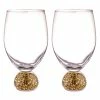 TEMPA Kiara Gold 2pk Wine Glass 1 TEMPA Kiara Gold 2pk Wine Glass -Drinkware Shop Tempa Kiara Christmas Glassware Matchbox 897344 KiaraGold2pkWineGlass HR 1024x1024