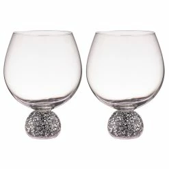 TEMPA Kiara Silver 2pk Gin Glass