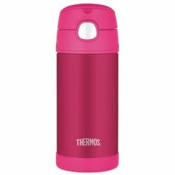 Thermos Funtainer Vacuum Insulated Drink Bottle Pink 355ml