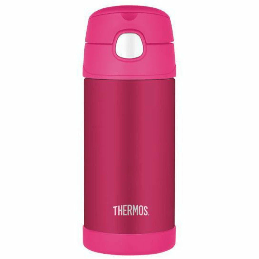 Thermos Funtainer Vacuum Insulated Drink Bottle Pink 355ml 3 Thermos Funtainer Vacuum Insulated Drink Bottle Pink 355ml