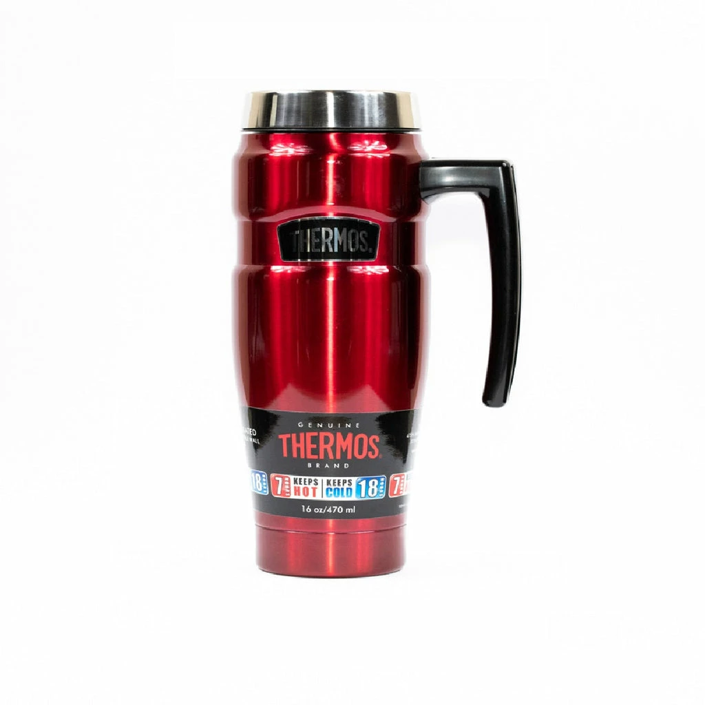 Thermos Stainless King Vacuum Insulated Travel Mug 470ml - Red 3 Thermos Stainless King Vacuum Insulated Travel Mug 470ml - Red