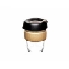 KeepCup Brew Cork 12Oz Black Lid Brown Plug -Drinkware Shop keepcupbrew 1024x1024