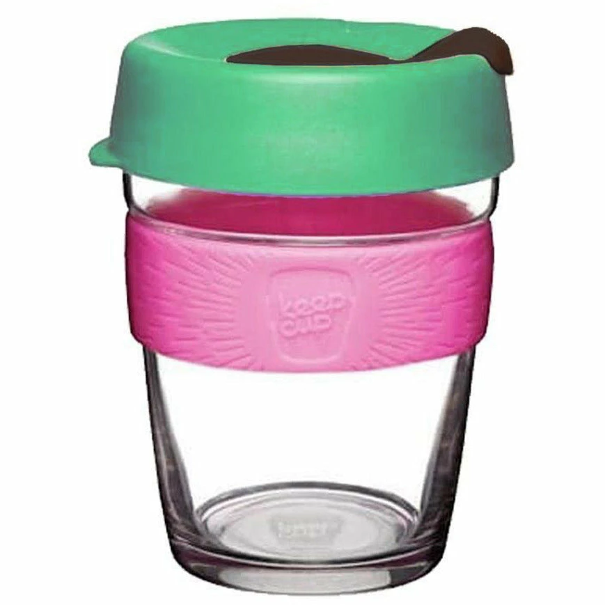 KeepCup Brew Reusable Glass Coffee Cup Medium 12oz - Llama 3 KeepCup Brew Reusable Glass Coffee Cup Medium 12oz - Llama