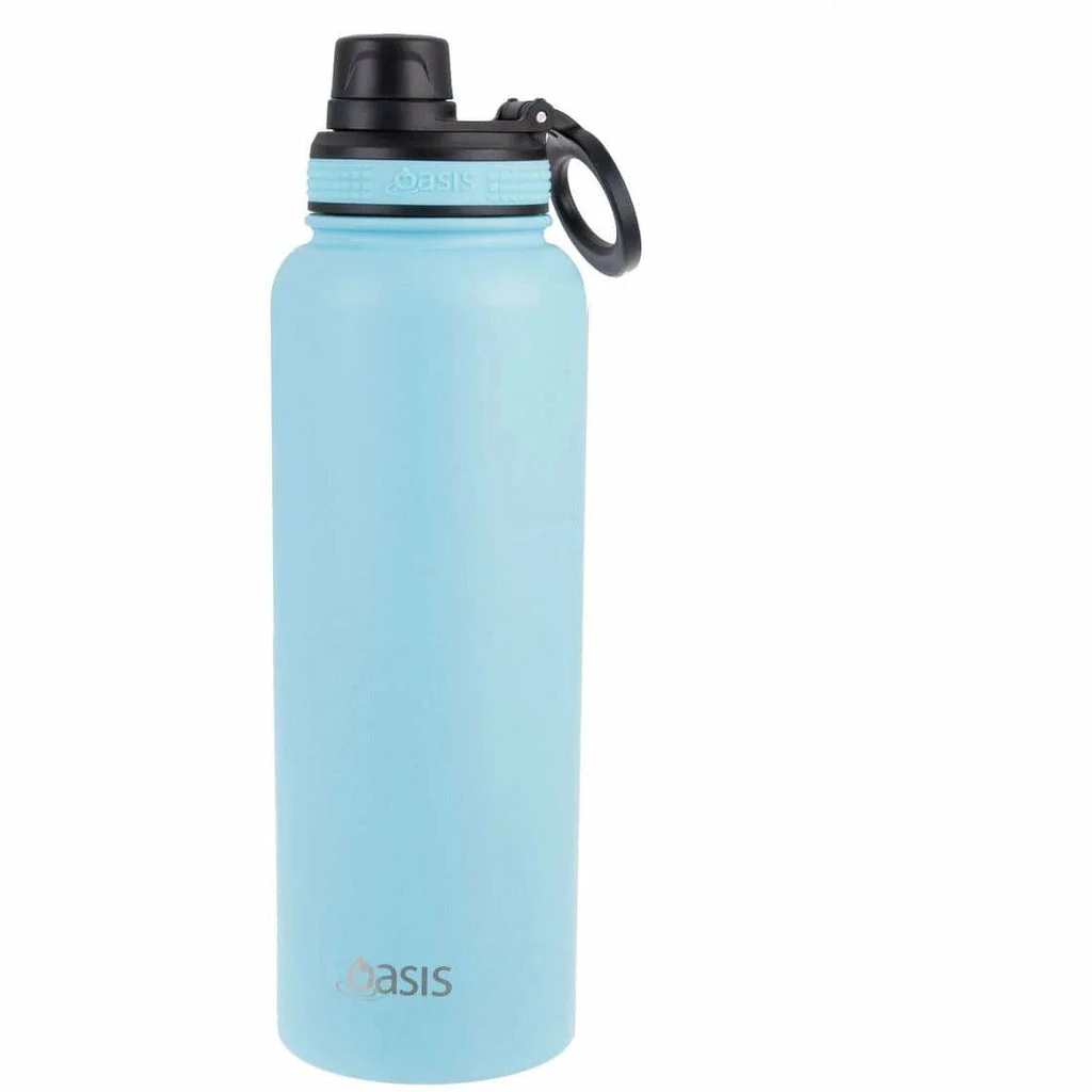 Oasis Insulated Challenger Bottle with Screw Cap 1.1L Island Blue 3 Oasis Insulated Challenger Bottle with Screw Cap 1.1L Island Blue